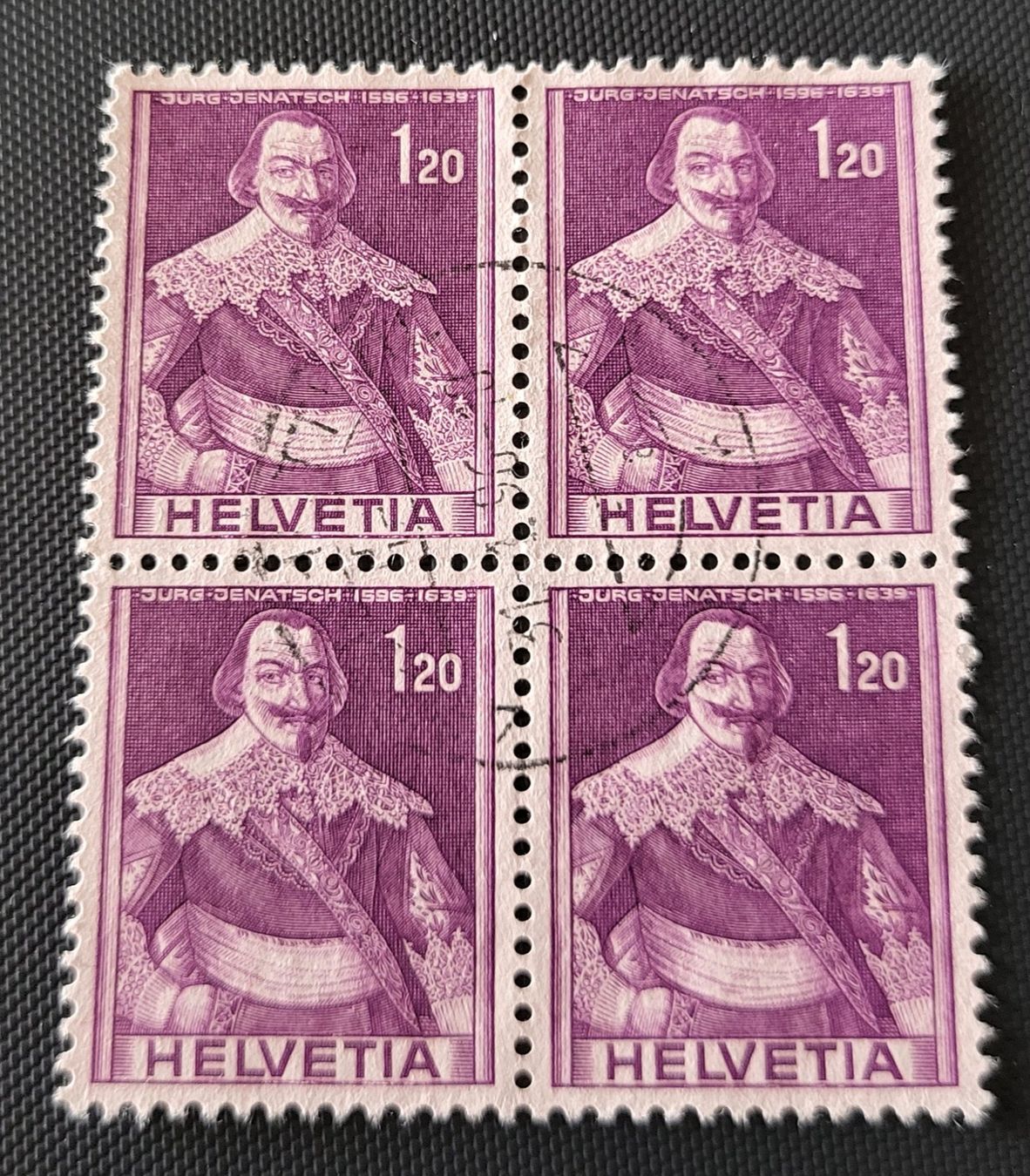 Tutti i francobolli: Viererblock Vollstempel briefmarke – Usato da St Gallen venduto da Stampsalshobby