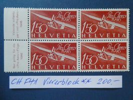CH F41 Viererblock postfrisch **