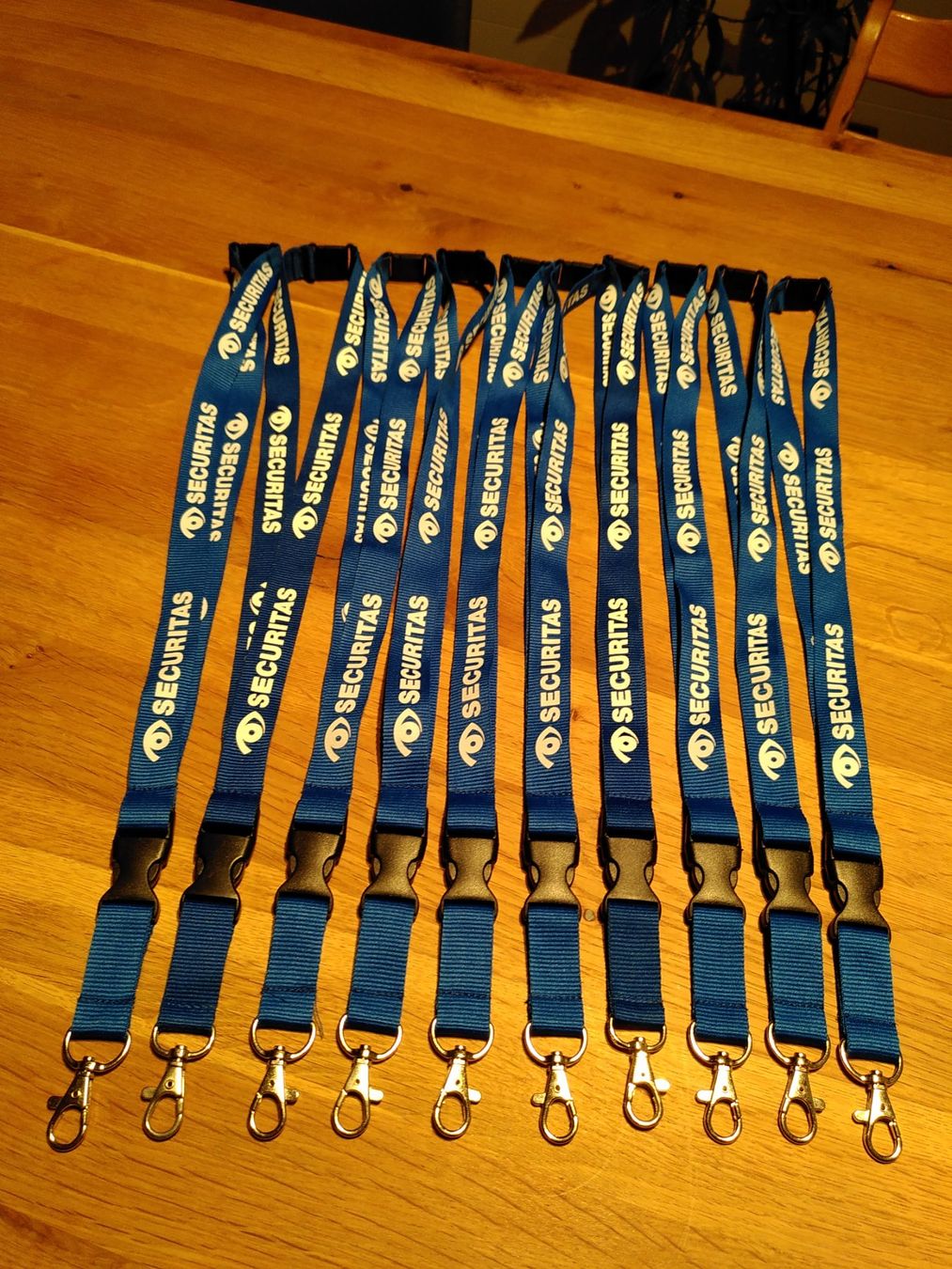 Portachiavi: 10x Securitas Lanyards / Schlüsselbänder – Nuovo (secondo la descrizione) da Zofingen venduto da Justice79