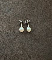 Ohrstecker mit Perle Weissgold