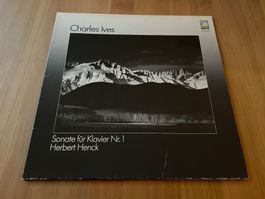 CHARLES IVES: SONATE FÜR KLAVIER NR.1 (LP) *KLASSIK* H.HENCK