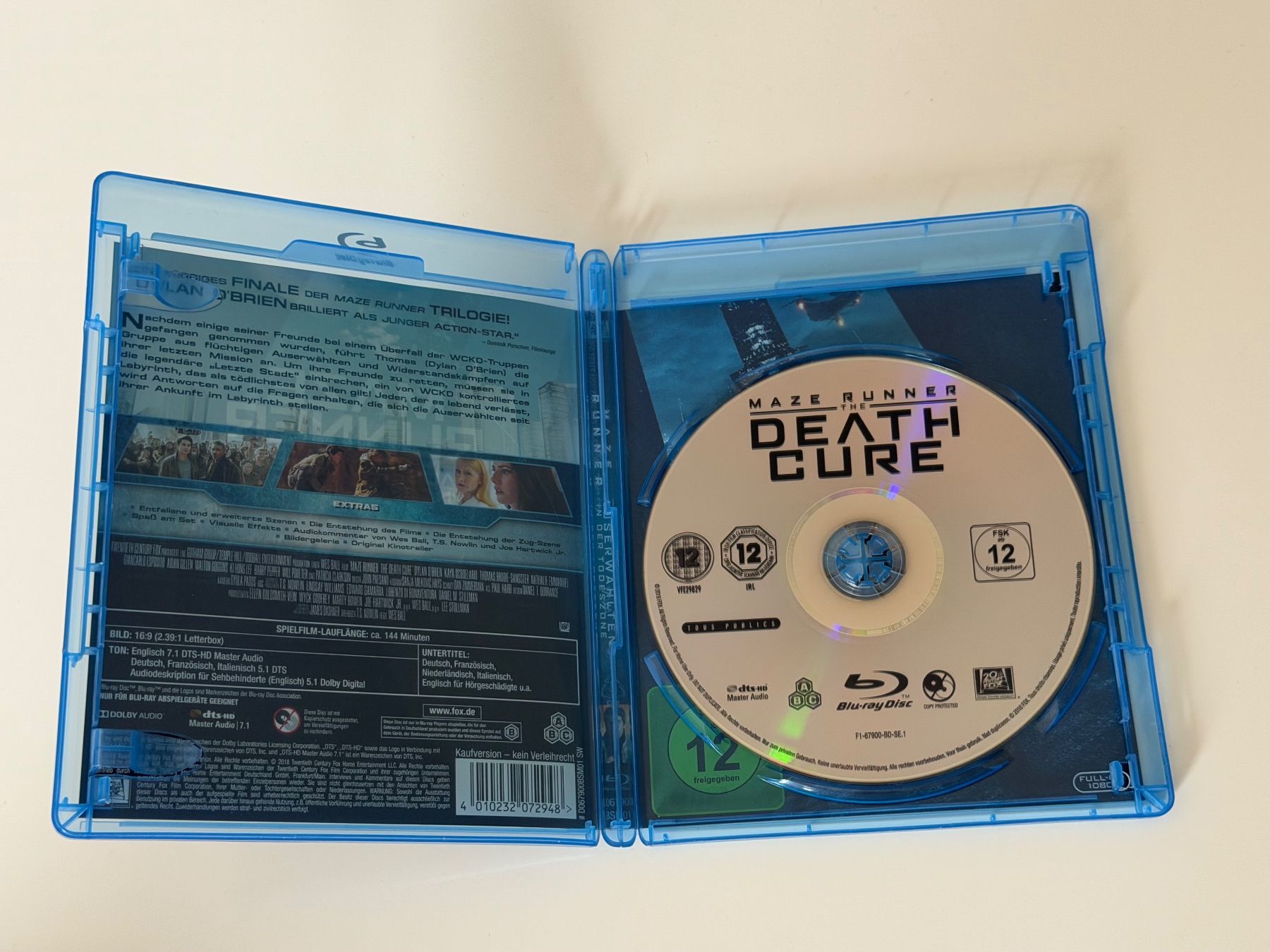 Tutti i DVDs: Maze Runner 3 - Die Auserwählten in der Todeszone Blu ray – Nuovo (secondo la descrizione) da Altstätten SG venduto da sheamus 2