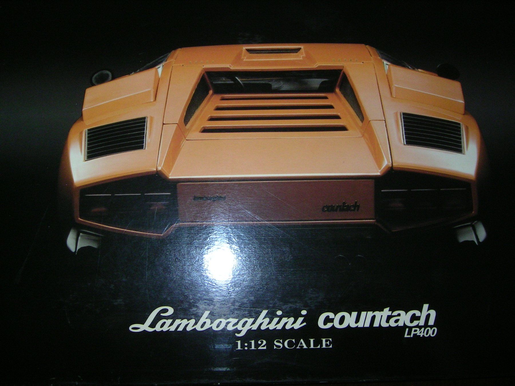 Kyosho Modellautos: Lamborghini Countach LP400 Kyosho orange 1:12 – Gebraucht aus Schwarzenbach SG von Forky 6