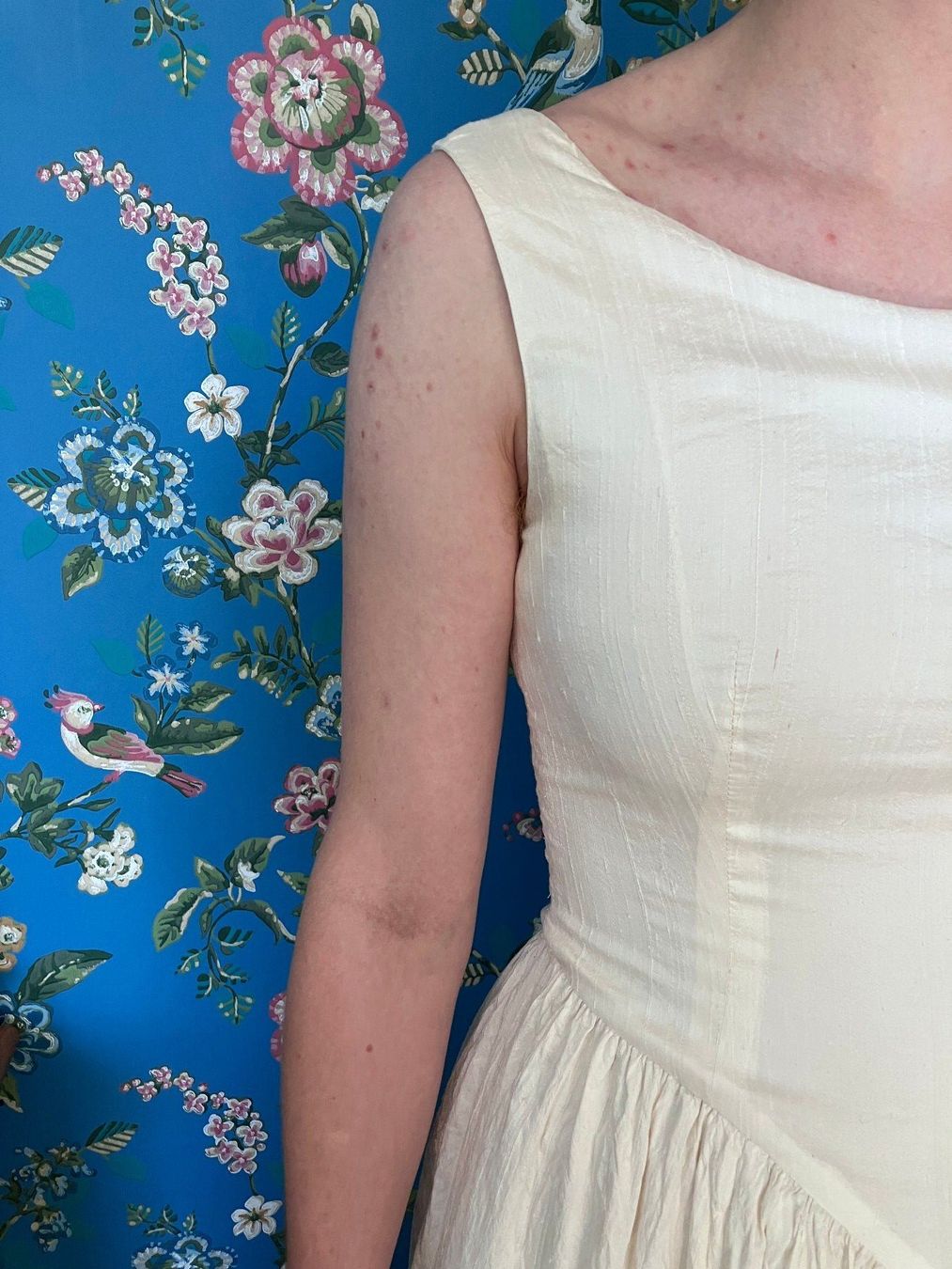 Vestiti: (Hochzeits)Kleid aus Rohseide – Usato da Bolligen venduto da fam_6dzp 3