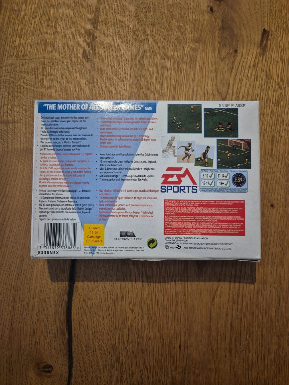Nintendo Giochi: FIFA 96 Soccer SNES OVP – Usato da Pratteln venduto da RETRO1989 1