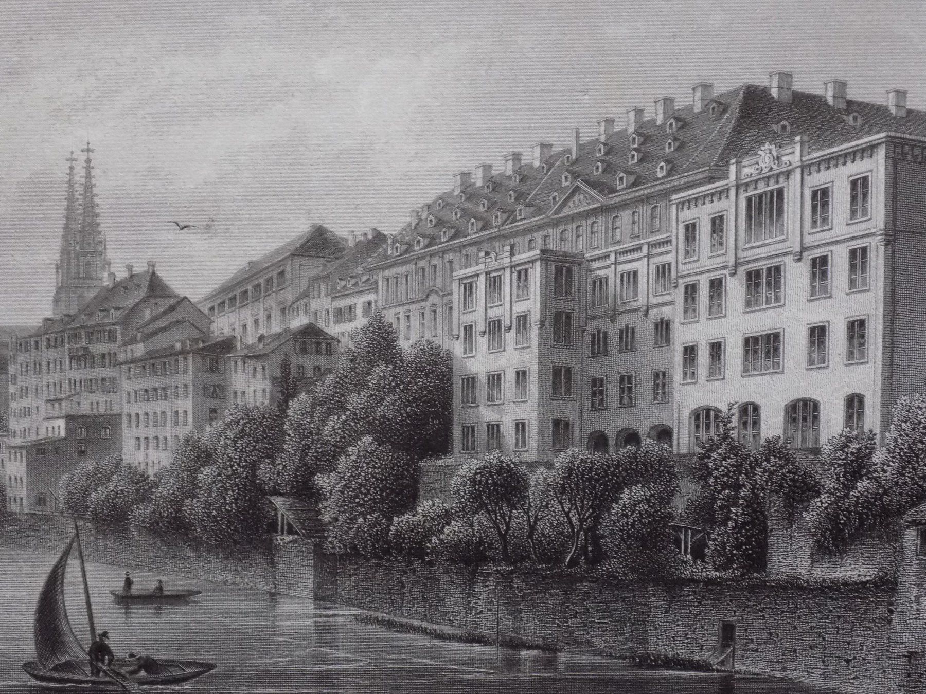 Gravures: Basel Universitätsgebäude – D'occasion à Risch par Rischli15 8