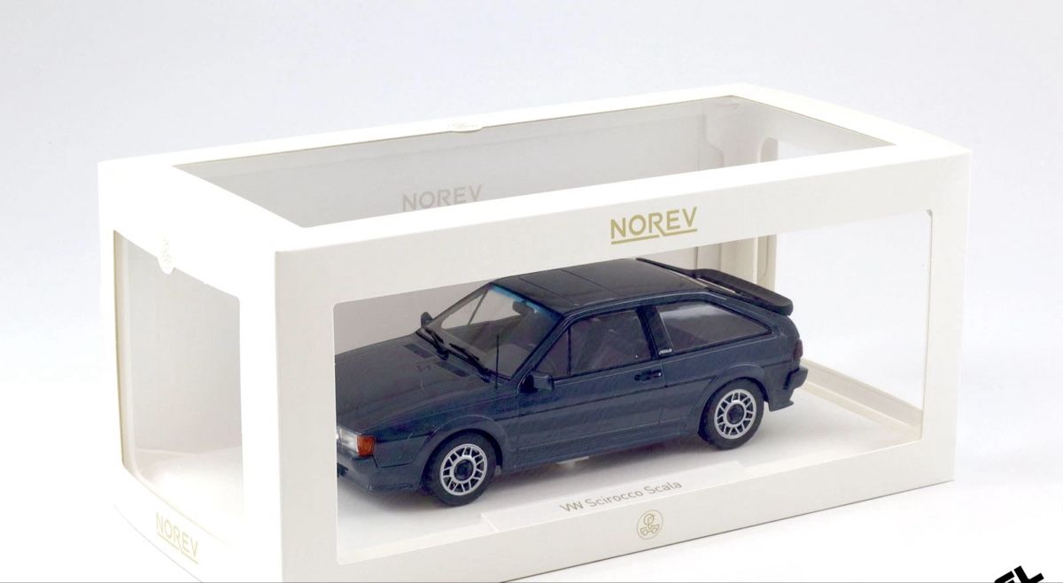 Volkswagen Modellini d'auto: VW SCIROCCO SCALA 1987 MASSSTAB 1:18 – Nuovo e nell'imballaggio originale da Erlenbach im Simmental venduto da Model_box 3