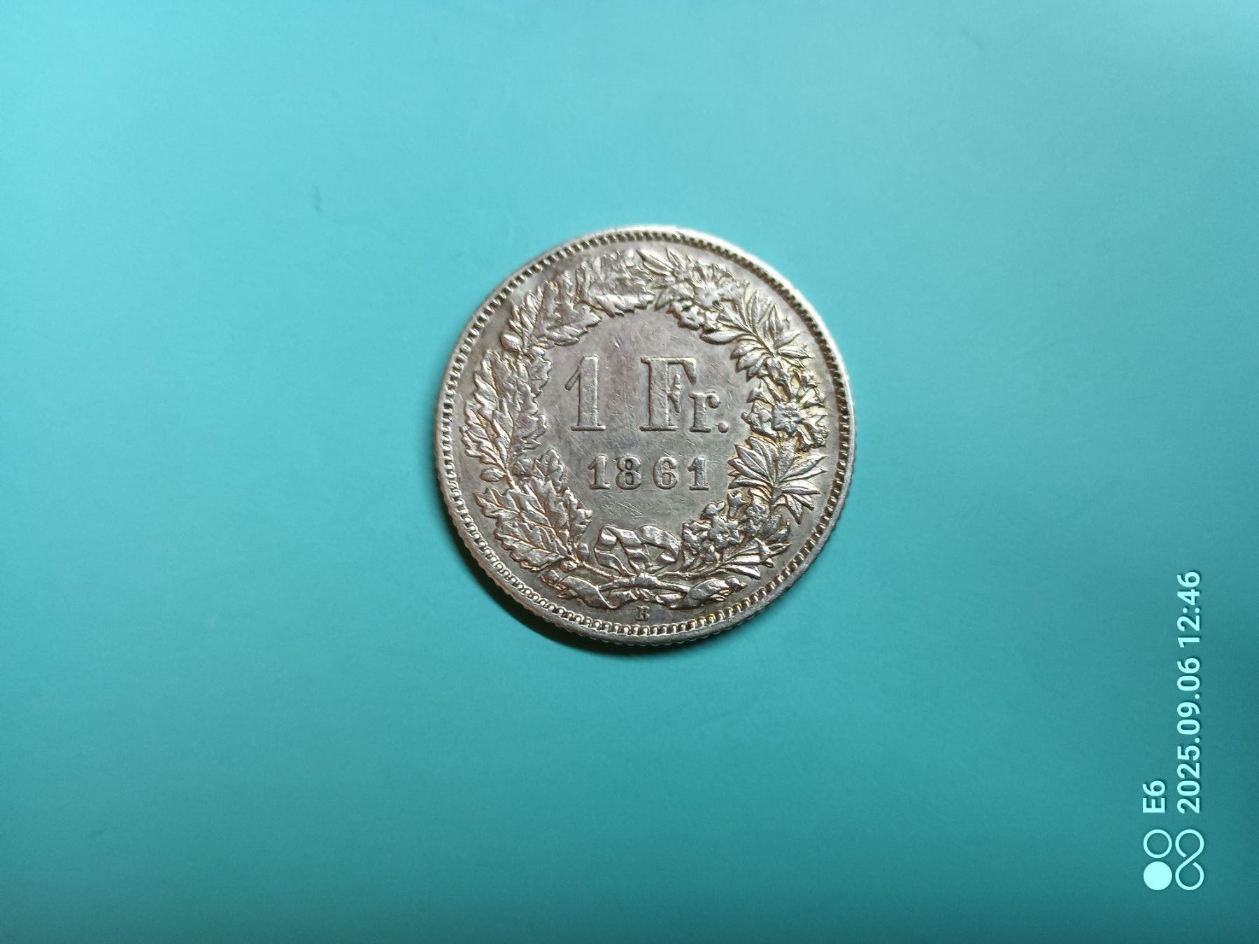 Alle Münzen: 1Fr. 1861 Top-Münze siehe Scan  !!! – Gebraucht aus Wetzikon ZH von bonsaimarianna 1