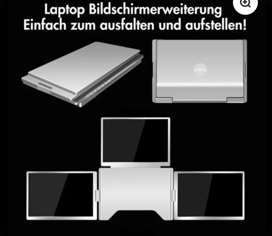 Monitor: FlexiQuad 14 Zoll Dockstation 3 Screen – Nuovo e nell'imballaggio originale da Horw venduto da Jarhead7 2