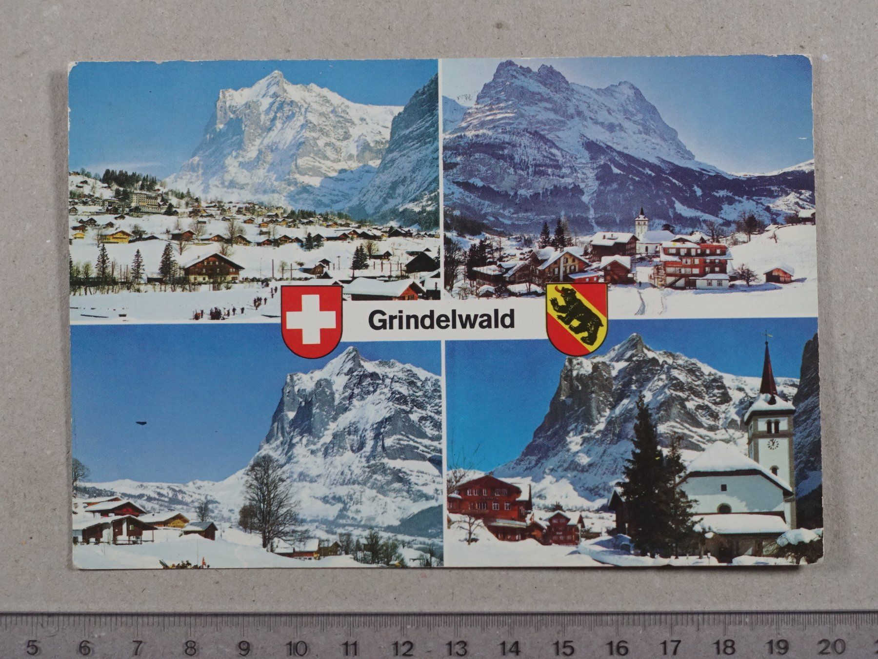 Cartoline postali: Grindelwald, 1971 – Usato da Lenzburg venduto da fh1