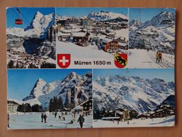 Mürren Jungfrau 1976 neige hiver