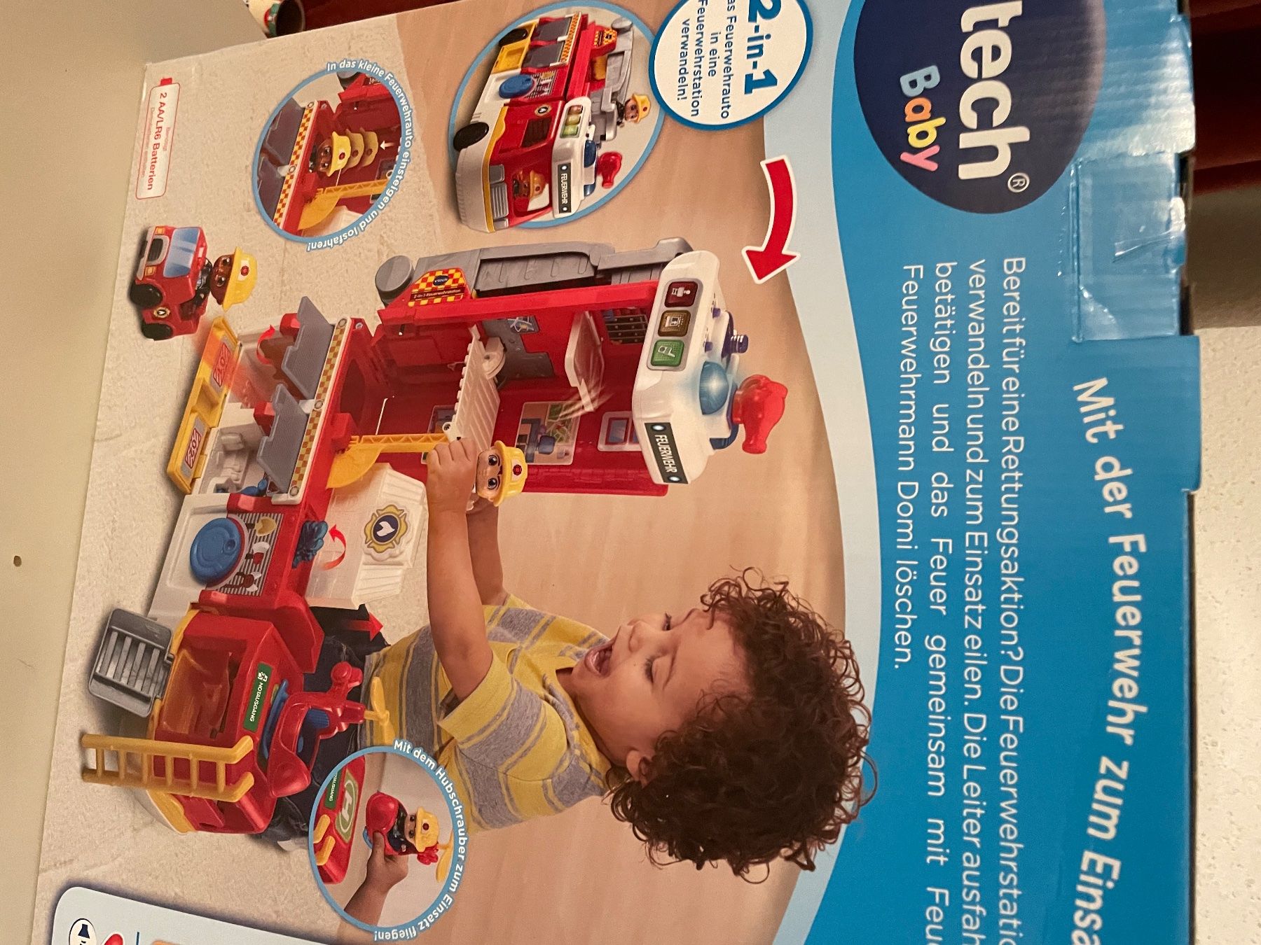 Vtech Giocattoli: VTech 2-in-1-Feuerwehrstation- new – Nuovo (secondo la descrizione) da Bellevue venduto da utilisatratice 4