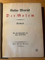 Buch: Gustav Meyrink "Der Golem", 1915