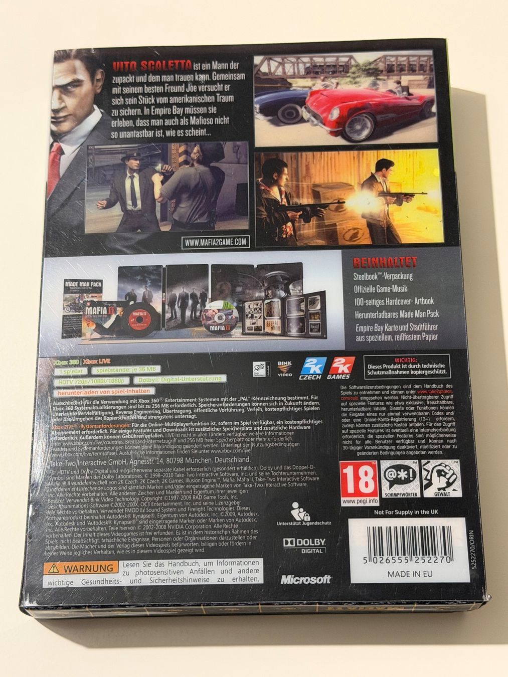 Microsoft Spiele: Mafia II - Xbox 360 - Collectors Edition – Gebraucht aus Altstätten SG von sheamus 1