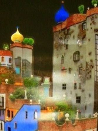 Grafiken & Lithographien: Bild Siebdruck Hundertwasser – Gebraucht aus Wettswil von ann_hd9g 1