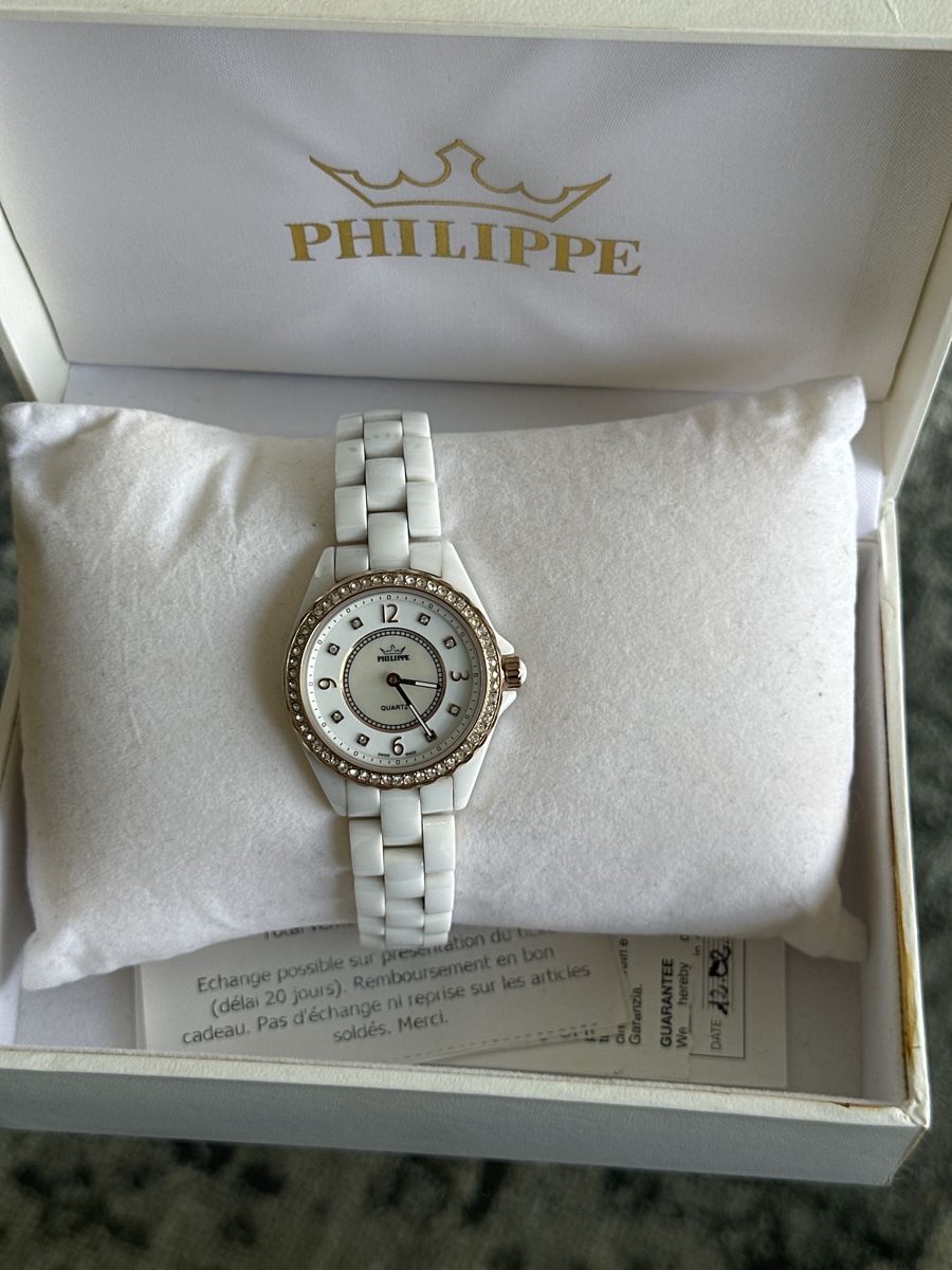 Swiss Orologi: Philippe Ladies Watch, Swiss Made, Ceramic Strap, Elegant St – Nuovo (secondo la descrizione) da Choëx venduto da Faith.C 2