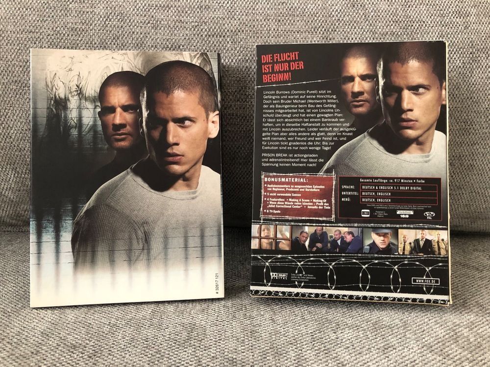 Tutti i DVDs: Prison Break - Die komplette erste Staffel – Usato da Zollikofen venduto da jde_72zf 1