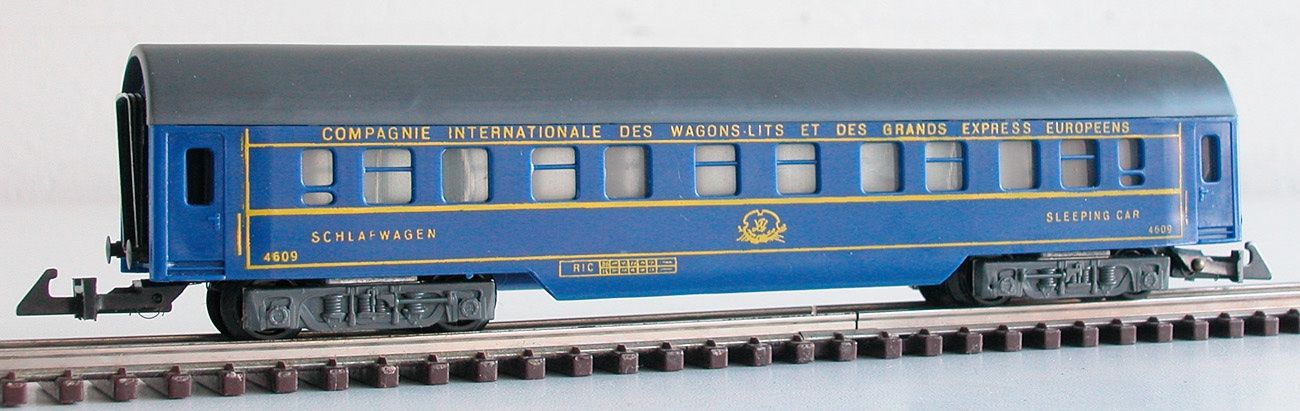 Wesa Modellini di ferrovie: Wesa TEE-Schlafwagen Spur 13mm – Usato da Oberwil BL venduto da Klang
