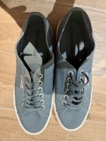 Scarpe Superga tela colore grigio scuro numero 42, nuove