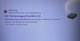 GBC Multibindegerät MultiBind 230