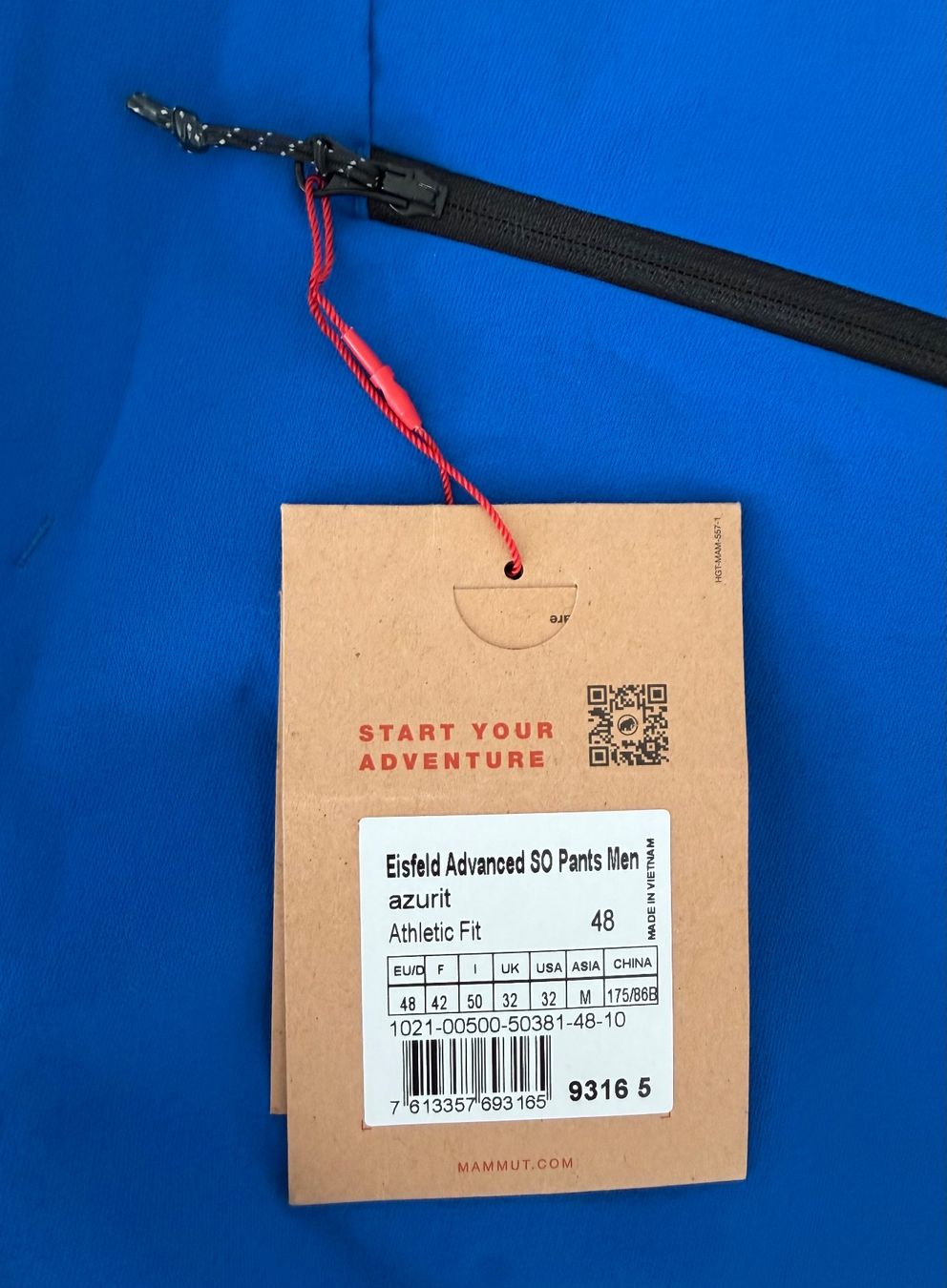 Mammut Pantaloni: Mammut Eisfeld Advanced SO Hose, Herren, Grösse 48 – Nuovo e nell'imballaggio originale da Studen BE venduto da Ironbonehead 2