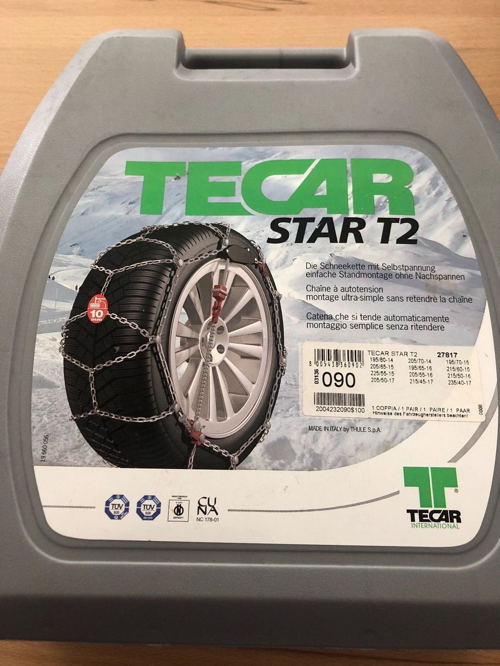 Tecar Catene da neve: Schneeketten Tecar Star T2 – Usato da Oberuzwil venduto da jabano