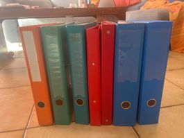 Lot de 7 classeurs anciens