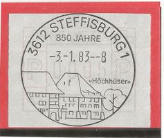 3612 STEFFISBURG 1  SK74 EVT 03.01.83 auf ATM (FRAMA)