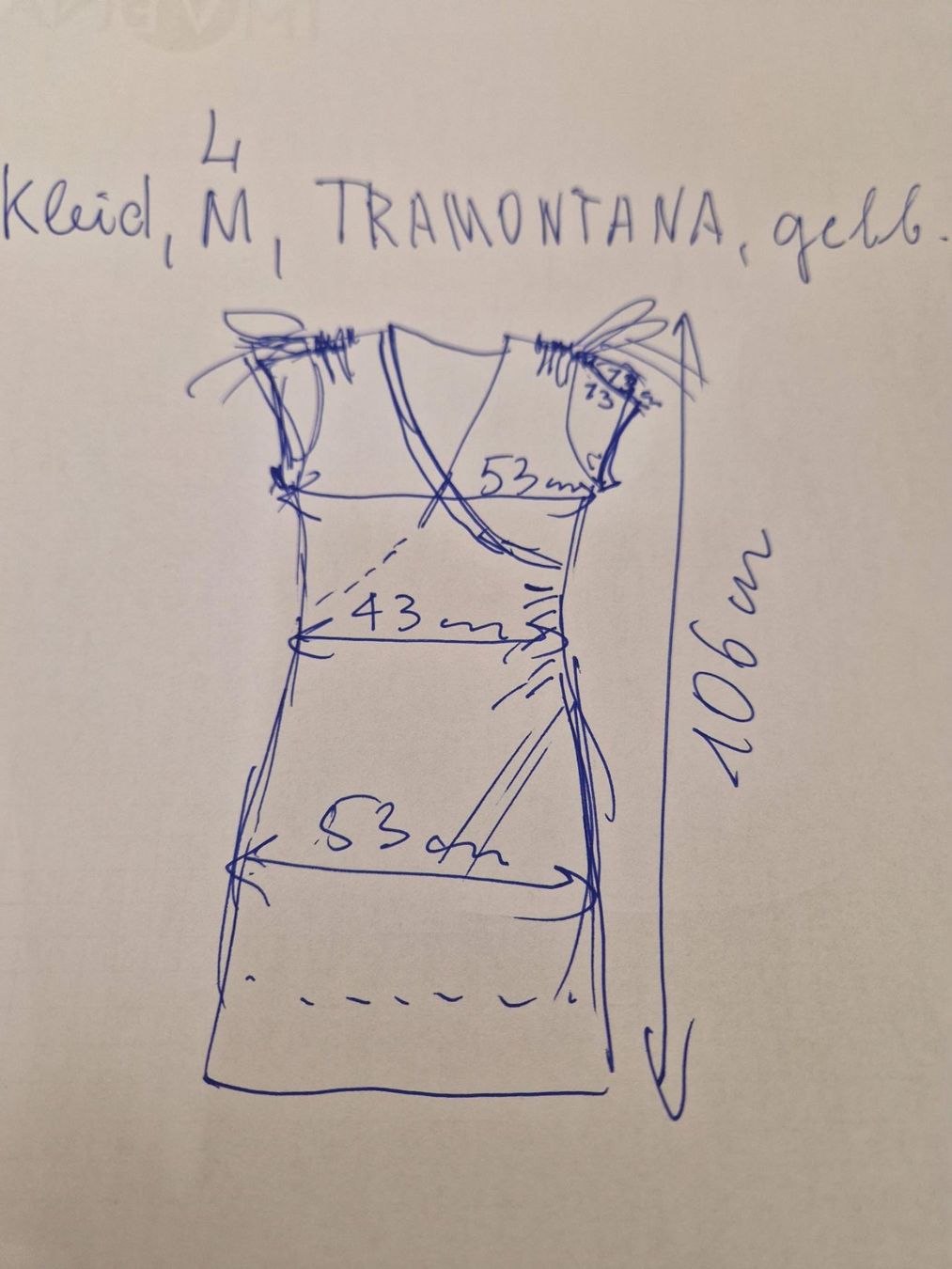 Vestiti: Originales Tramontana Kleid – Usato da Obergösgen venduto da js9_h6hp 5