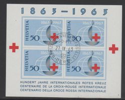 100 Jahre Rotes Kreuz Block 1963 o