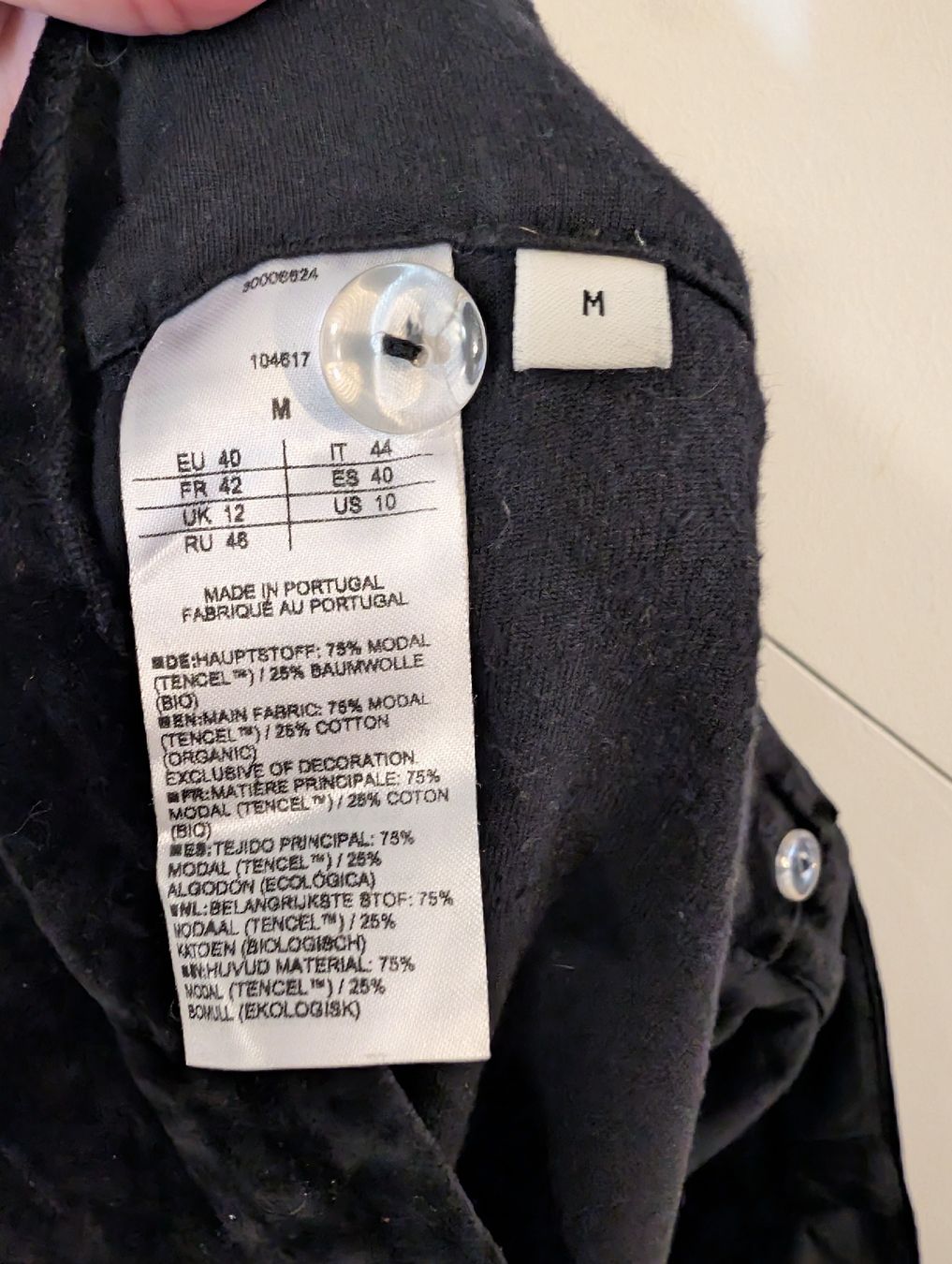 Armedangels Pantaloni: Armedangels Hose Samt Schwarz Grösse M  – Usato da Unterengstringen venduto da Freeskier02 1