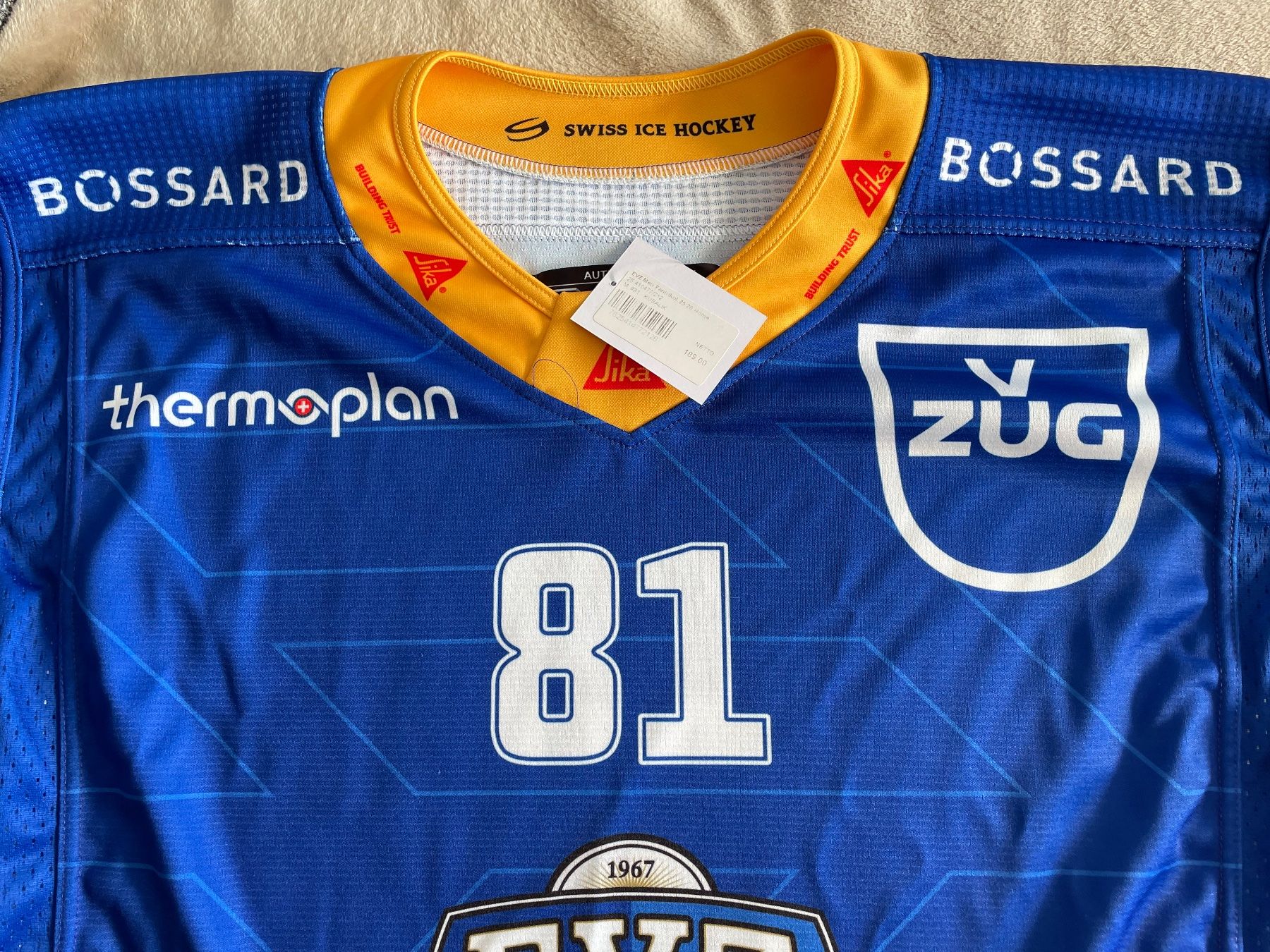 Canottiere & Pantaloni: Eishockey Trikot EVZ – Nuovo (secondo la descrizione) da Hünenberg venduto da bahnsidi 2