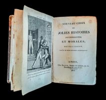 Jolies histoires morales éducation Chez Saintin 1816 RARE!