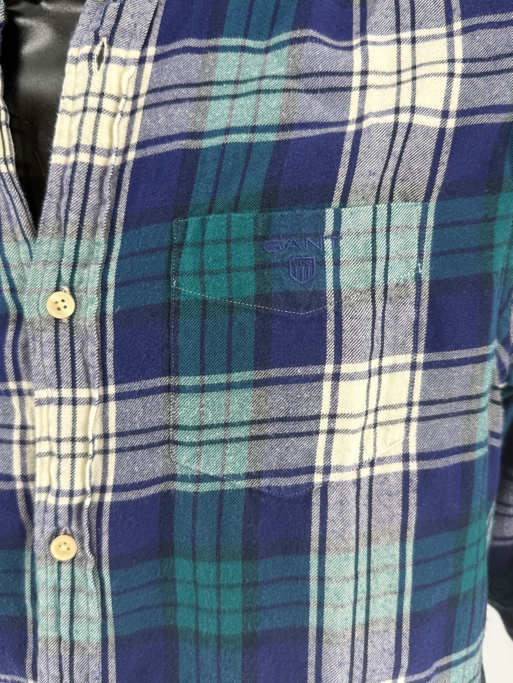 Gant Camicie: GANT Karo Hemd/ Holzfäller Hemd Gr. M 39/40 Regular – Usato da Auenstein venduto da moin. 1