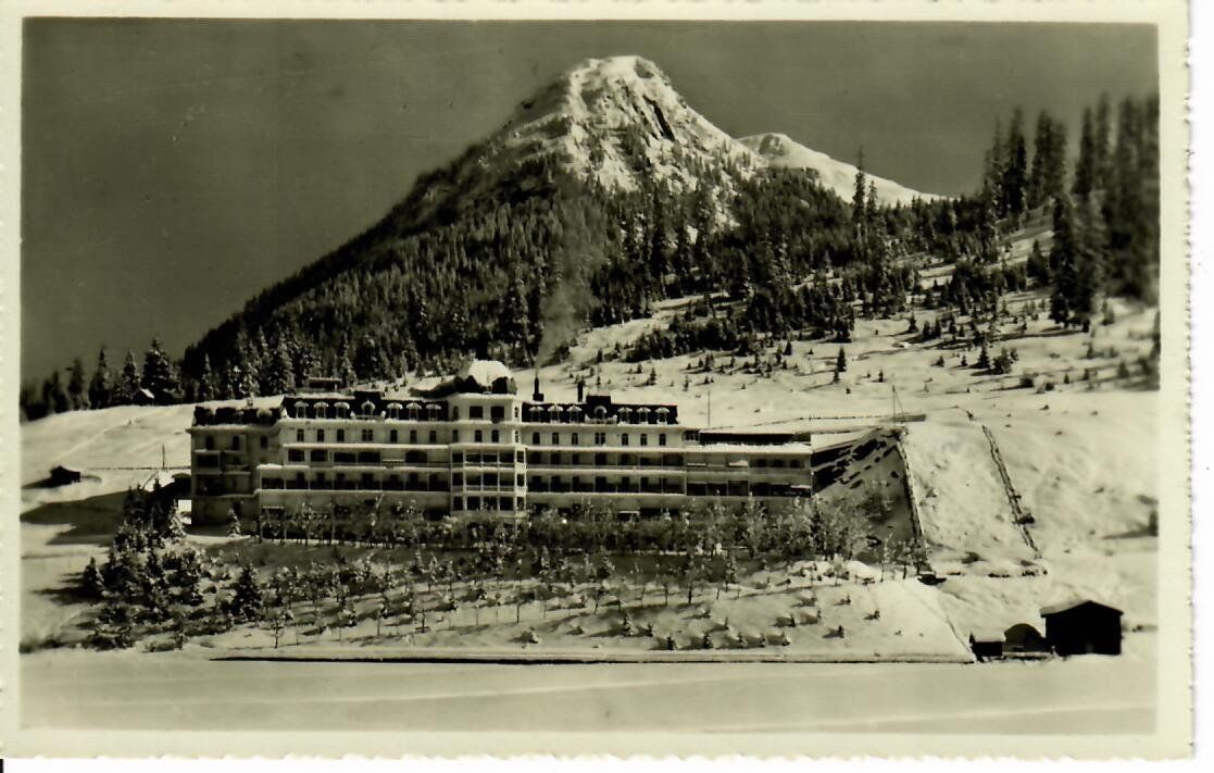Cartoline postali: Sanatorium Valbella Davos Dorf – Usato da Hochdorf venduto da Ziegel-16
