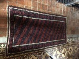 Tapis Beloutch laine. Est de la Perse. Vers 1950/80 91x185cm