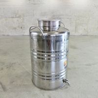 Edelstahlbehälter 50 Liter, Superfustinox, Mod. Milano