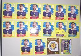 Panini Fifa World Cup 2026 - Scotland Team - 16 stickers