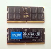 Crucial CT2K32G56C46S5 2 x 32GB, 5600 MHz, DDR5-RAM, SO-DIMM