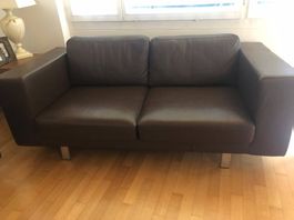 Modernes Ledersofa 2x2-Sitzer  top Zustand  wie neu