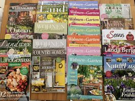 Verschiedene Magazine Wohnen&Garten, mein schönes Land usw.