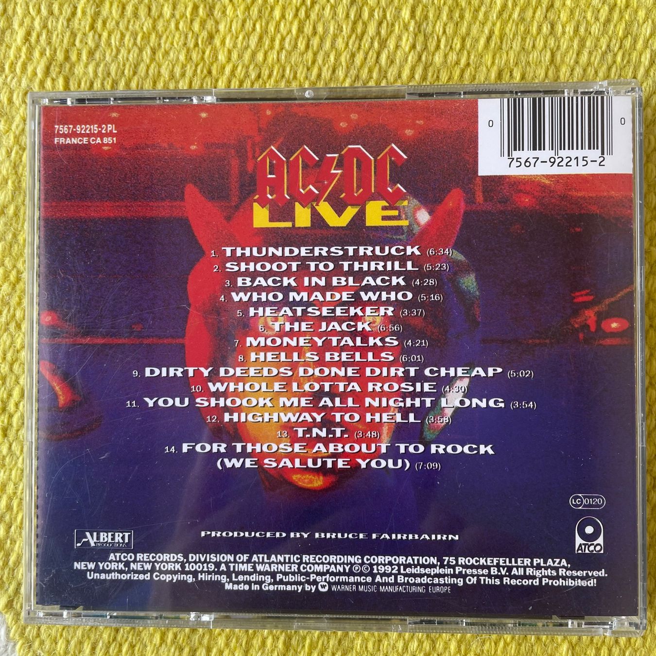CDs: AC DC-LIVE – Gebraucht aus Rorschacherberg von CD-Roli 1