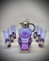 Alexandrit Bar‑Set – Italienisches Glas & Zinn 95%