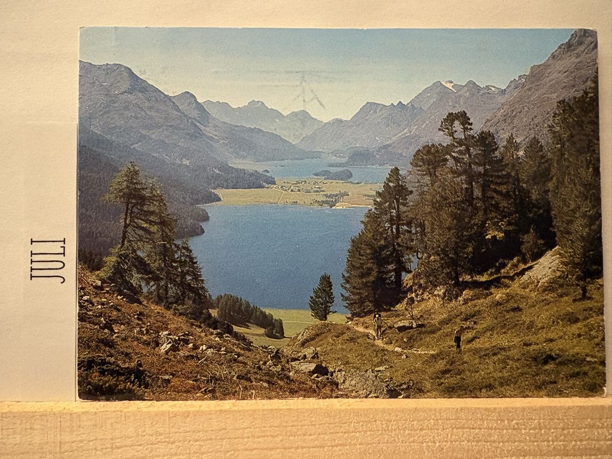 Cartoline postali: AK von Silvaplaner & Silser See – Usato da Rümlang venduto da Kartenpost1