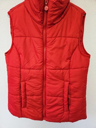 Rote Steppweste cool vintage Gr.40 everme