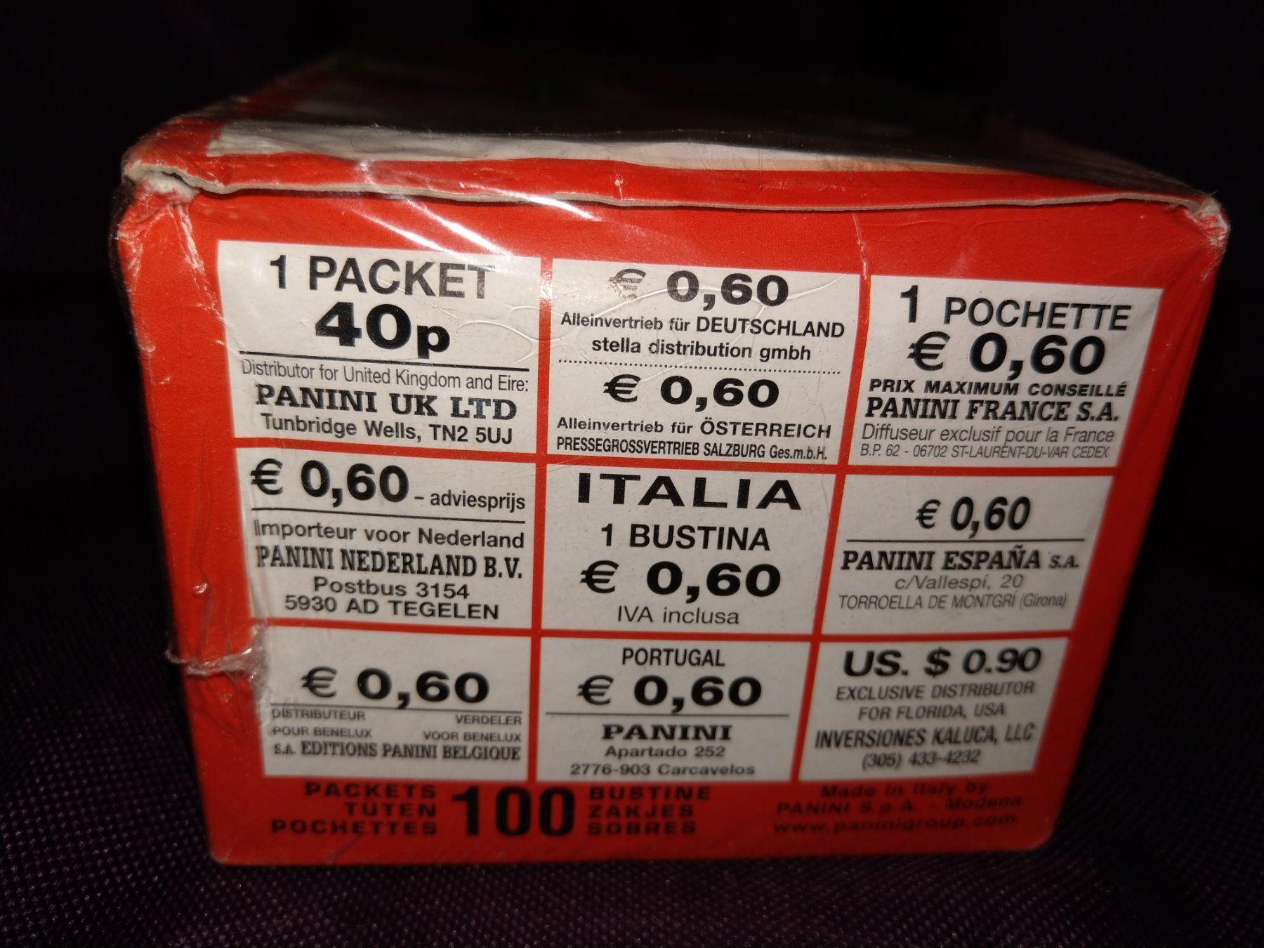 Panini Cartes à collectionner: Panini EURO 2008 Display Red Box + album – D'occasion à Thônex par Dg5 5
