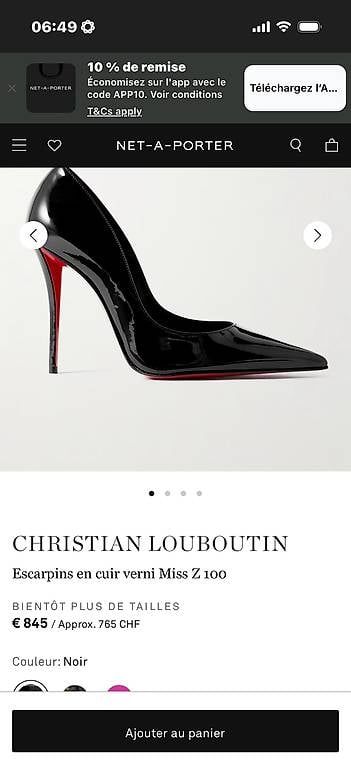 Scarpe da donna: Christian Laboutin Chaussures Nr 38 1/2 – Usato da Greng venduto da Cristina0112