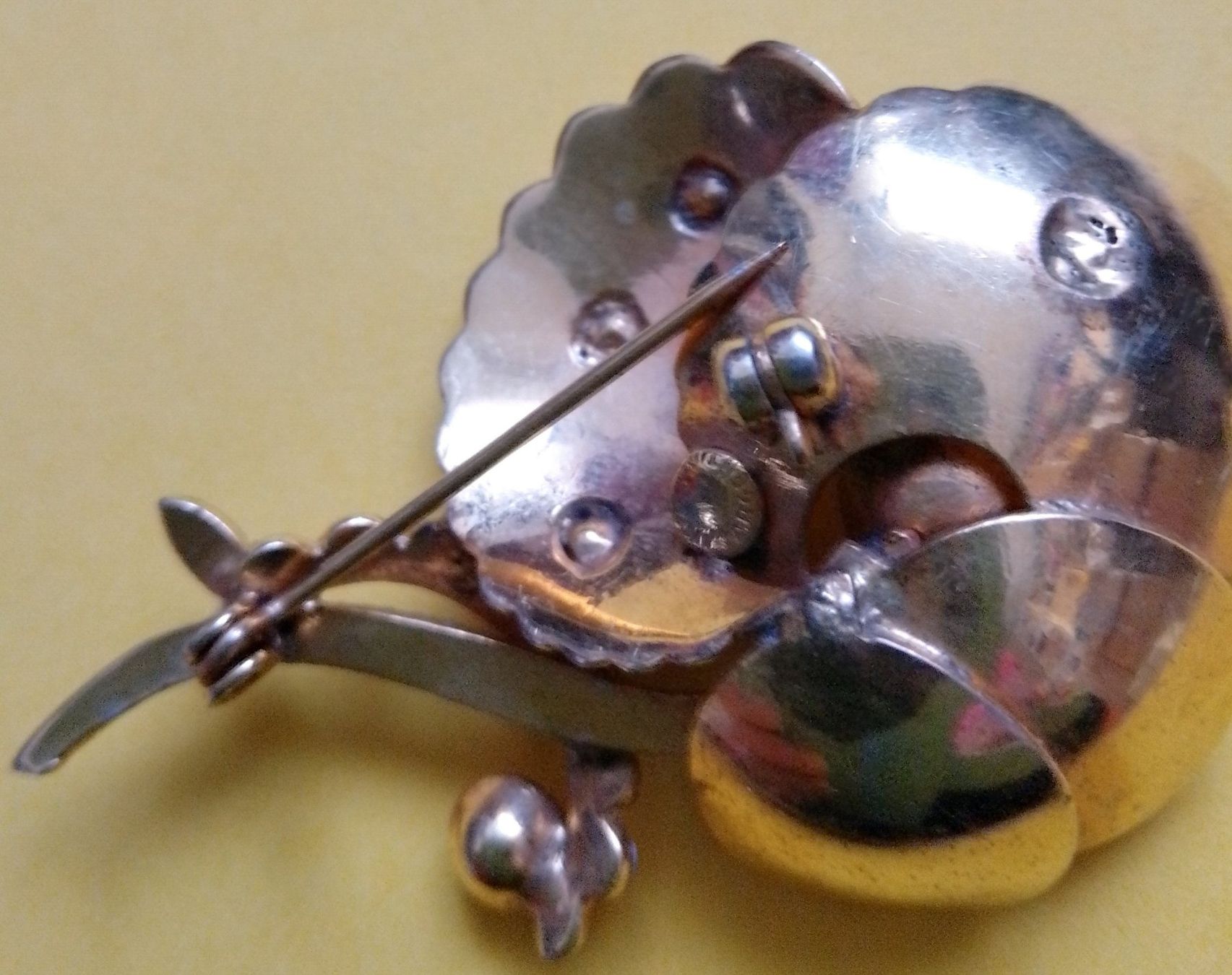 Spille & Fermagli: Vintage-Brosche in Form einer Blume ca. 12 gr. Schmuck 60er – Usato da Wohlen AG venduto da salamanderspielwaren 6