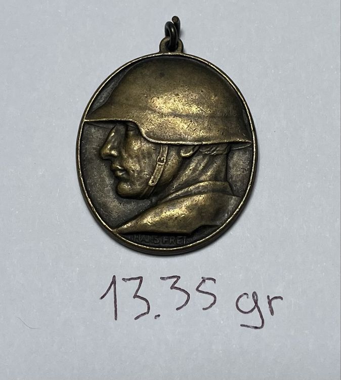 Médaille Hans Frei Don National Suisse 1918 1