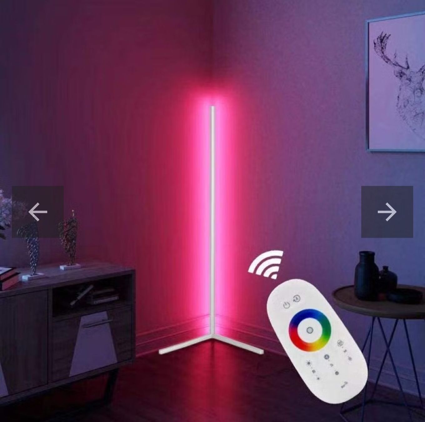 Lampen: Stehleuchte LED mit Farbenspiel-Varianten – Neu (gemäss Beschreibung) aus Emmetten von Amelandrea